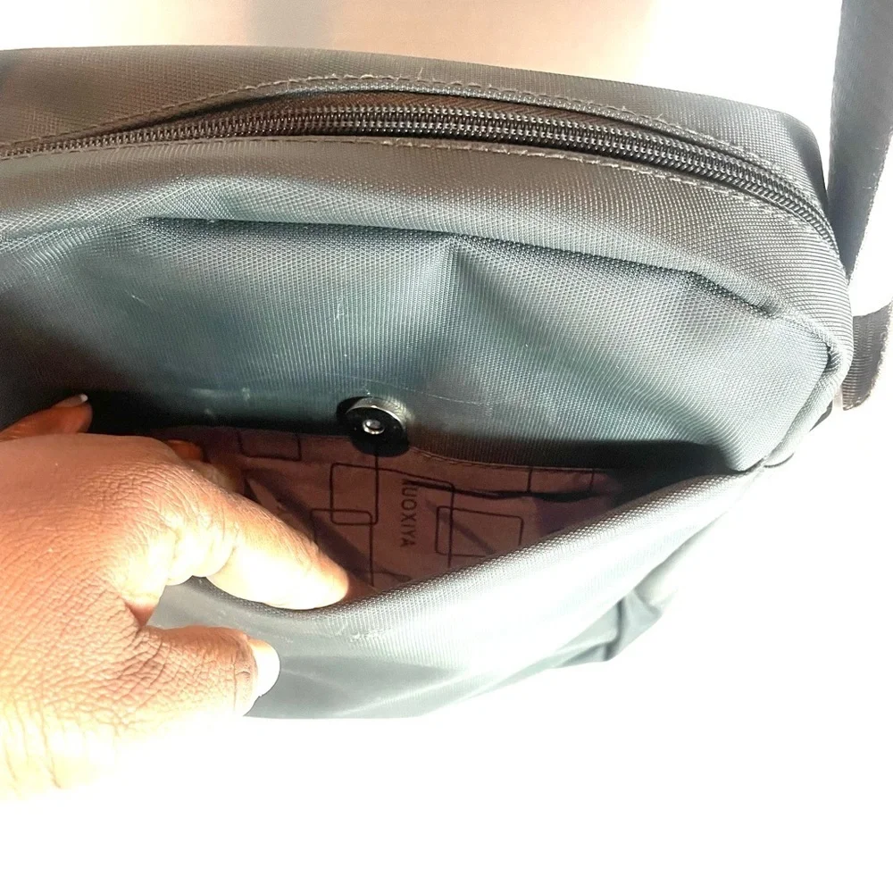 Nuoxiya Men Nylon Shoulder/Crossbody/Travel Bag Waterproof Casual Everyday